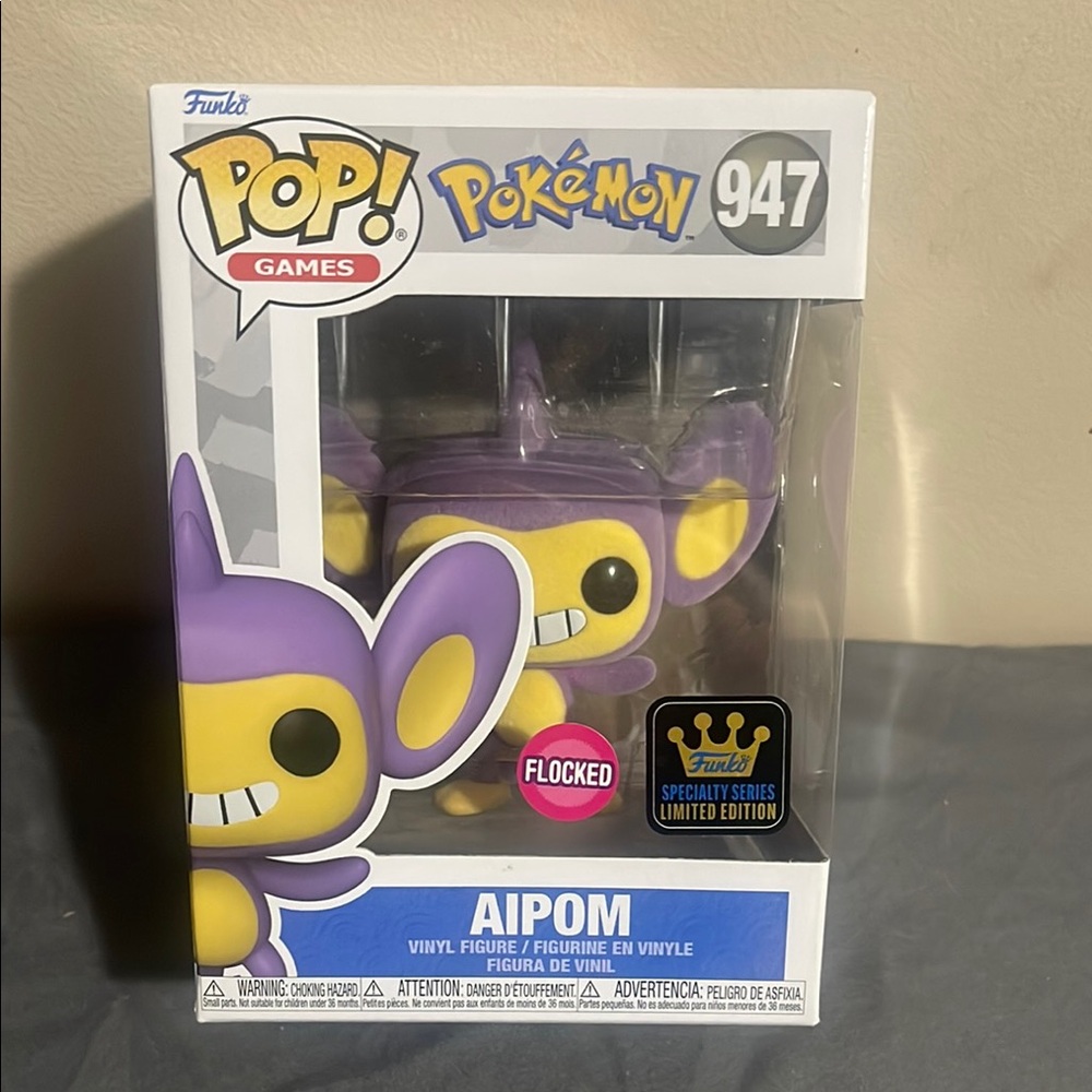 Funko Pop Games POKEMON Specialty Series Limited Edition AIPOM -NEW- #947